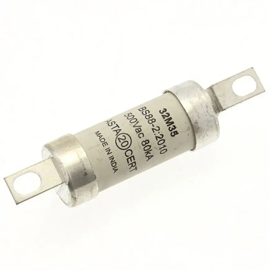 Produktfoto 1 von Eaton Bussmann Sicherung mit Schraublaschen A2, 500V ac / 32A, gM BS88, IEC 60269, Lochabstand 73.5mm