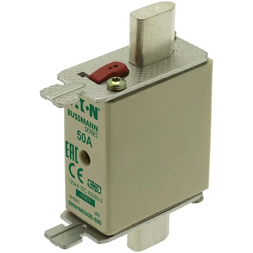 Produktfoto 1 von Eaton Bussmann NH-Sicherung NH000, 690V ac / 20A, aM DIN 43620, IEC 60269