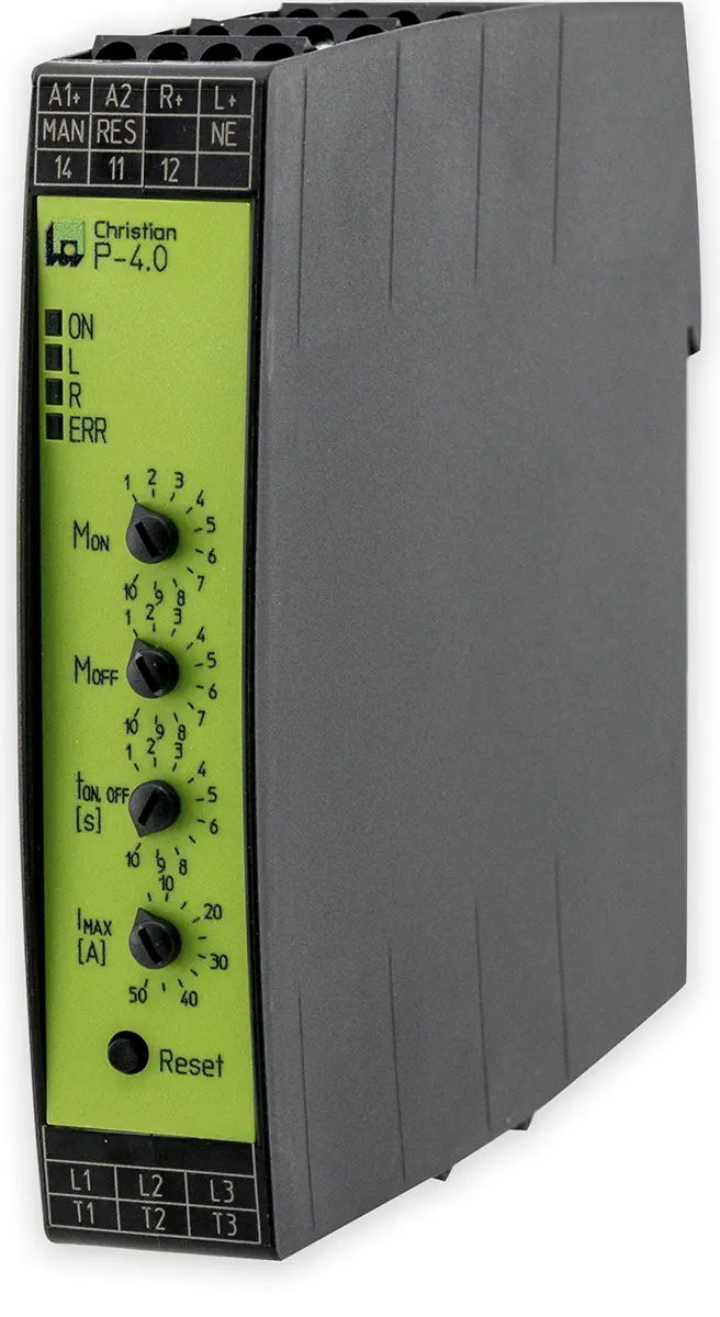 Produktfoto 1 von Tele Sanftanlauf 3-phasig 4 kW bei 400 V ac, 200 → 480 V ac / 1,6 → 9 A