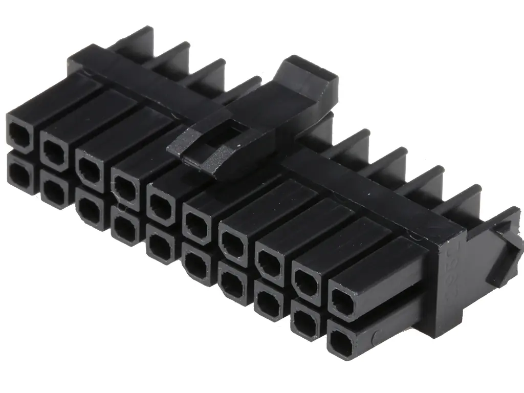 Produktfoto 1 von Molex Micro-Fit Stecker Steckverbindergehäuse 3 mm, 20-polig / 2-reihig Gerade, Kabel für Micro-Fit TPA 172953,
