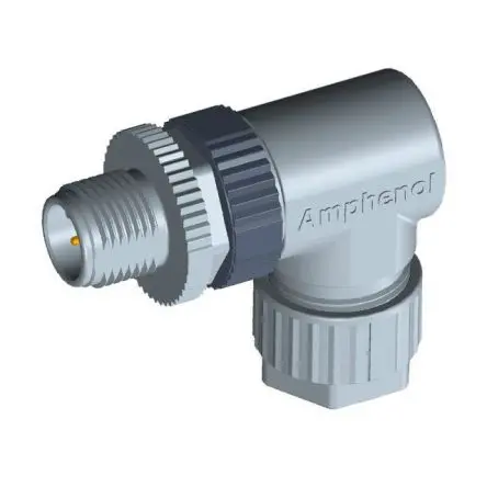 Produktfoto 1 von Amphenol Industrial SR7001 20.1 mm M12 Rundsteckverbinder Stecker 5-polig Stecker 4A Kabel IP67