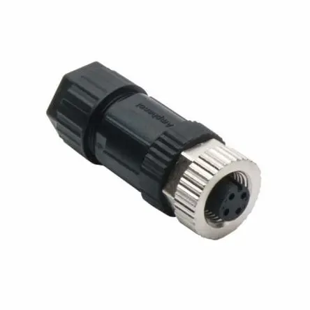 Produktfoto 1 von Amphenol Industrial SL7001 18.6 mm M12 Rundsteckverbinder Buchse 4-polig Buchse 4A Kabel IP67