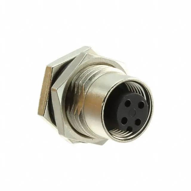 Produktfoto 1 von Amphenol Industrial M M12 Rundsteckverbinder Buchse 4-polig Buchse 4A Panel IP68, IP69K