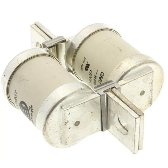 Produktfoto 1 von Eaton Bussmann Sicherung mit Schraublaschen MMT, 500 V dc, 690V ac / 400A T, aR BS 88, IEC 60269, Lochabstand 85mm