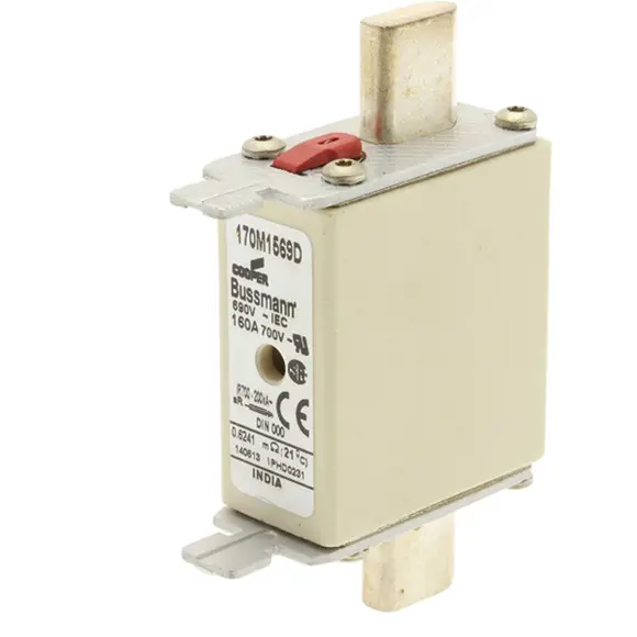Produktfoto 1 von Eaton Bussmann Sicherungseinsatz NH000, 690V / 160A T, aR CE, CSA, IEC 60269, UL
