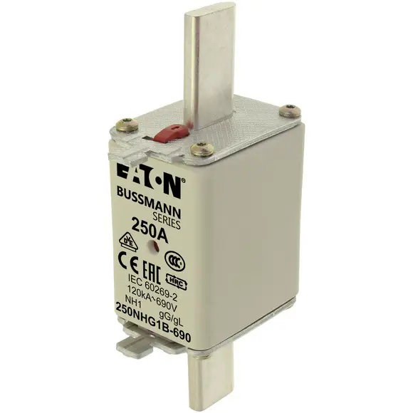 Produktfoto 1 von Eaton Bussmann Sicherungseinsatz NH1, 690V ac / 125A, gG - gL