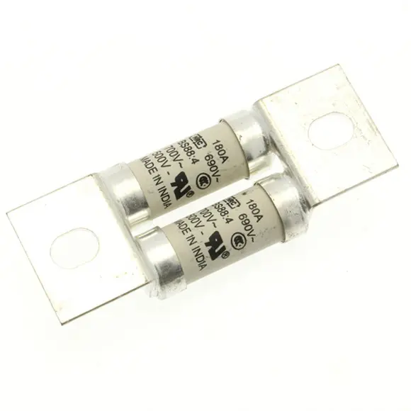 Produktfoto 1 von Eaton Bussmann Sicherung mit Schraublaschen, 500 V dc, 690V ac / 180A, aR BS 88, IEC 269-4, Lochabstand 70mm