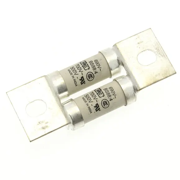 Produktfoto 1 von Eaton Bussmann Sicherung mit Schraublaschen, 500 V dc, 690V ac / 90A, aR BS 88, IEC 60269, Lochabstand 70mm