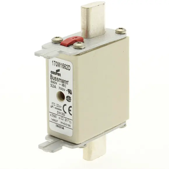 Produktfoto 1 von Eaton Bussmann Sicherungseinsatz NH000, 690V / 32A T, aR CE, CSA, IEC 60269, UL