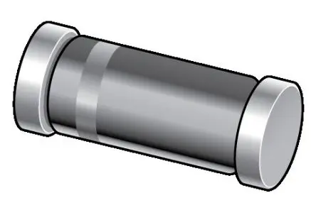 Produktfoto 1 von Nexperia Zenerdiode Einfach 1 Element/Chip Oberfläche 2.75 V 2 % / 500 mW max, SOD-80 2-Pin