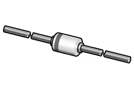 Produktfoto 1 von Nexperia Zenerdiode Einfach 1 Element/Chip Oberfläche 12.2 V 5 % / 500 mW max, SOD-80 2-Pin