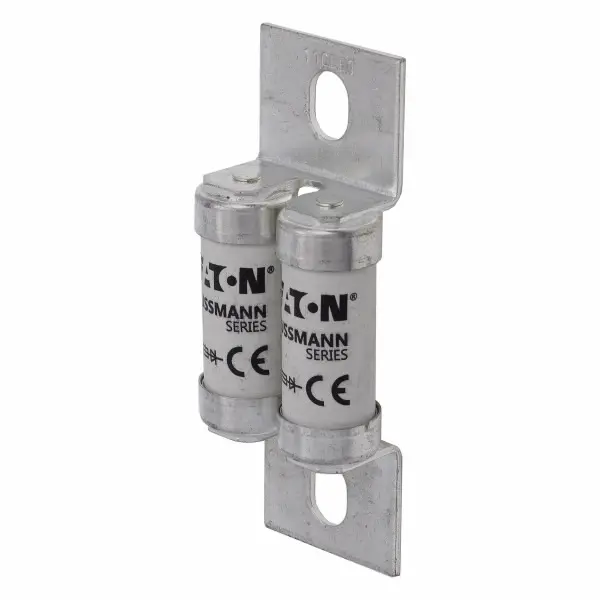 Produktfoto 1 von Eaton Bussmann Sicherung mit Schraublaschen, 500 V dc, 690V ac / 110A, aR BS 88, IEC 60269, Lochabstand 71mm