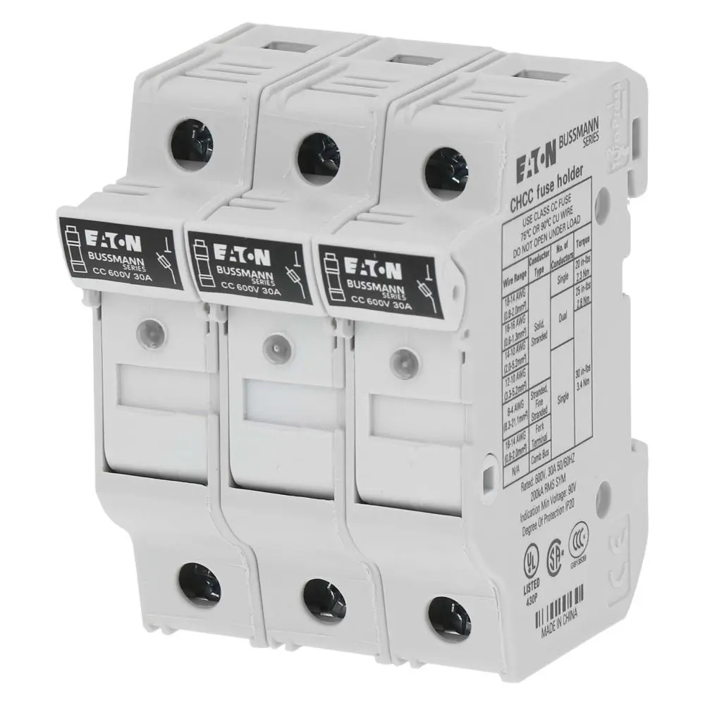 Produktfoto 1 von Sicherungshalter CHCC 30A 48V dc 3-polig