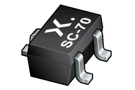 Produktfoto 1 von Nexperia Oberfläche Transistor NPN 45 V / 500 mA, SOT-323 3-Pin