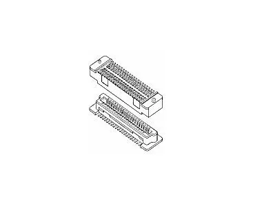 Produktfoto 1 von Amphenol Communications Solutions BergStak Leiterplattenbuchse Gerade Oberfläche 100-polig / 2-reihig, Raster 0.8 mm Lot
