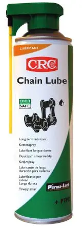 Produktfoto 1 von CRC FPS CHAIN LUBE PB Schmiermittel Kettenschmiermittel Flüssig, Zerstäuber 650 ml / 500 ml