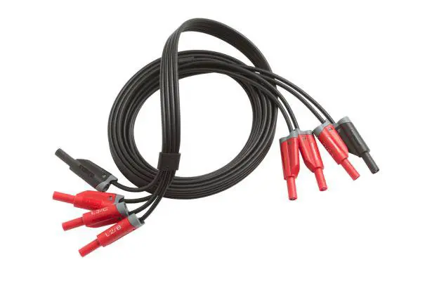 Produktfoto 1 von Fluke 3PHVL-17XX-5M Kabelgarnitur-Spannungsprüfleitung, für Energie-Logger 1730 von Fluke