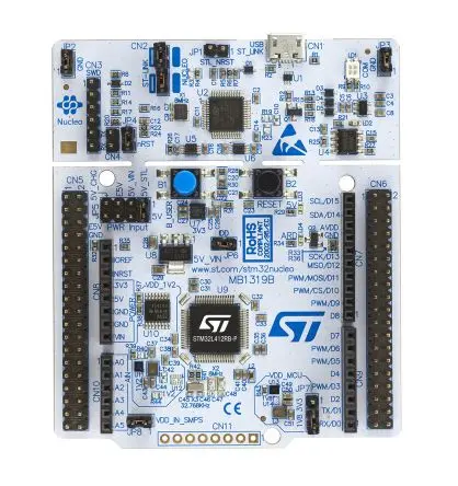 Produktfoto 1 von STMicroelectronics STM32 Nucleo-64 MCU, Entwicklungsboard Entwicklungstool Microcontroller ARM STM STM32L412RB