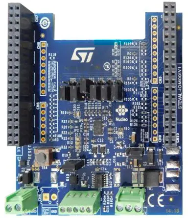 Produktfoto 1 von STMicroelectronics Entwicklungstool Kommunikation und Drahtlos L6360 Evaluierungsplatine IO-Link für STM32 Nucleo
