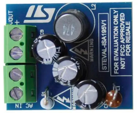 Produktfoto 1 von STMicroelectronics VIPerPlus, VIPer11 Entwicklungsbausatz Spannungsregler, 5 V/0,36 A Abwärtswandler mit VIPerPlus