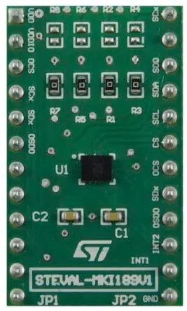 Produktfoto 1 von STMicroelectronics LSM6DSM LSM6DSM Adapterboard, Adapterplatine Entwicklungstool Sensor für Hauptplatine