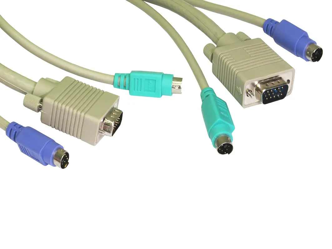 RS PRO KVM-Kabel, VGA / Stecker, VGA / Stecker, Schwarz, 3 m