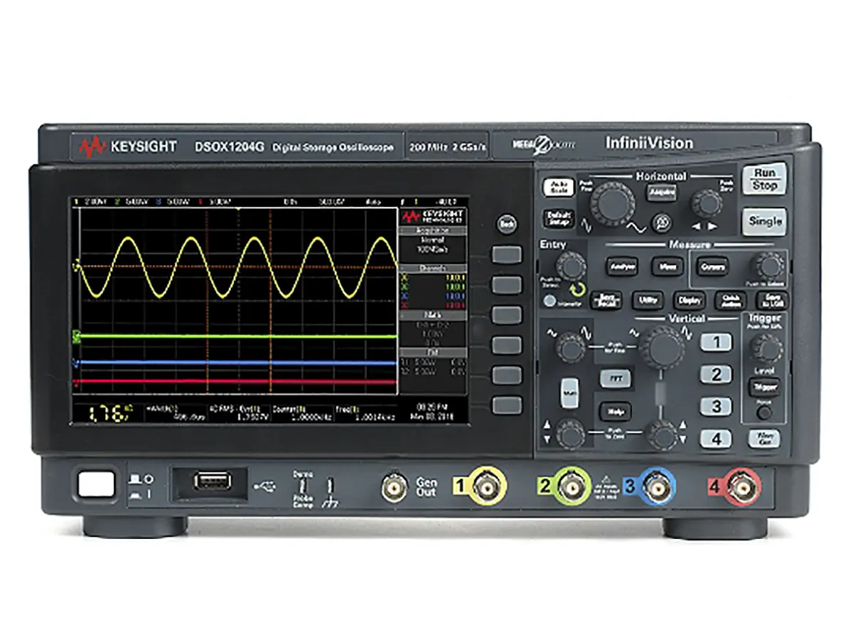 Produktfoto 1 von Keysight Technologies Oszilloskop-Software, Bandbreiten-Upgrade für Oszilloskope DSOX1204A, Oszilloskope DSOX1204G