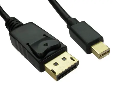 Produktfoto 1 von RS PRO, Stecker DisplayPort-Kabel A Mini-DisplayPort B DisplayPort - Stecker, 3 m Polyvinylchlorid