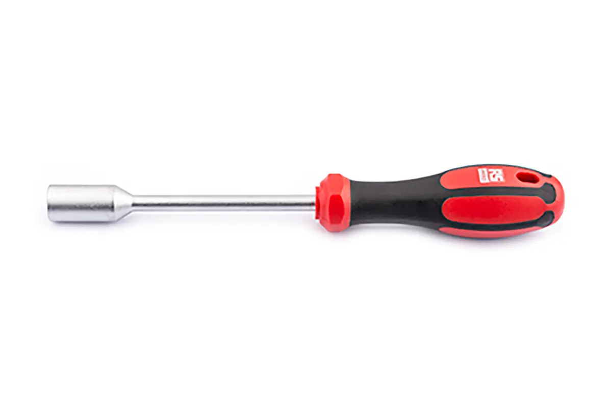 Produktfoto 1 von RS PRO 11 mm Sechskant Steckschlüssel-Handgriff, Länge 245 mm / Klinge 125 mm