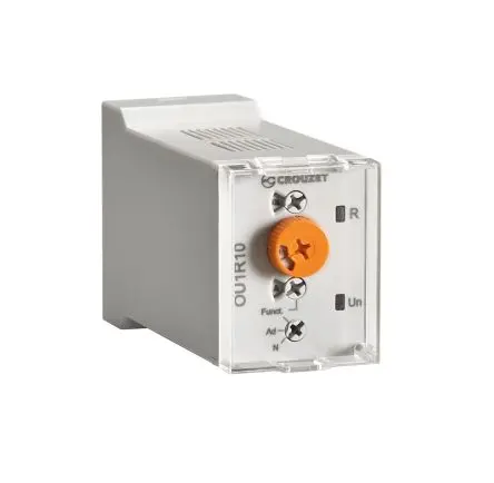 Produktfoto 1 von Crouzet OL1R Zeitrelais 12 to 240 V dc 12V ac, 240 V ac, 1 Kont. Multifunktion, 1-poliger Umschalter