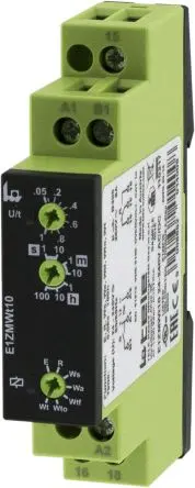 Produktfoto 1 von Tele E1ZMWt Zeitrelais, DIN-Hutschiene 240 V dc 250V ac, 1 Kont. Multifunktion, 1 Wechsler