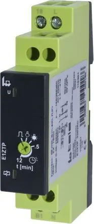 Produktfoto 1 von Tele E1ZT Timer-Lichtschalter Timer-Relais, DIN-Hutschiene 8 to 230 V dc 230V ac, 239 V ac, 8 V ac, 0.5 to 12 min (T,TW