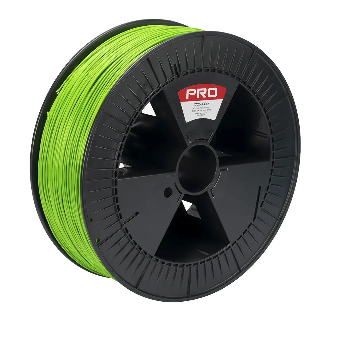 Produktfoto 1 von RS PRO Polymilchsäure 3D-Drucker Filament zur Verwendung mit Gängige Desktop-3D-Drucker, Grün, 1.75 mm, Fused Deposition