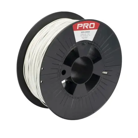 Produktfoto 1 von RS PRO PLA 3D-Drucker Filament zur Verwendung mit Gängige Desktop-3D-Drucker, Hellgrau, 1.75 mm, Fused Deposition