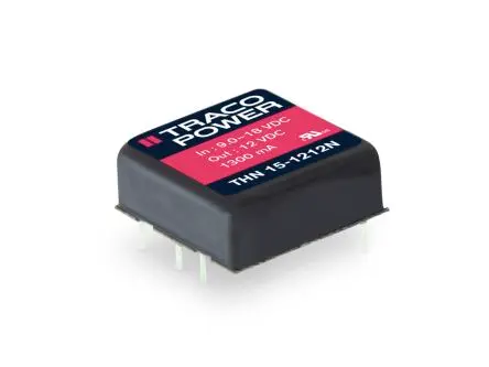 TRACOPOWER THN 15N DC/DC Konverter, 3.3V dc OUT 4.5 A Durchsteckmontage 18V dc 1.6 kV dc 15 W -40 °C 70 °C