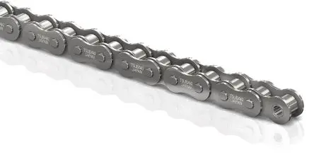 Produktfoto 1 von Tsubaki SS 16B-1 Edelstahl 1 Rollenkette ISO 606 (DIN 8187), Teilung 25.4 mm, Länge 5 m, Länge 43.7 mm