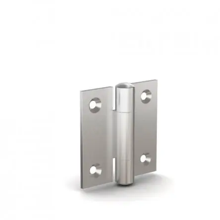 Produktfoto 1 von Pinet Edelstahl Scharnier Scharnier Niet Freischwingend, 2 mm x 40mm x 40 mm