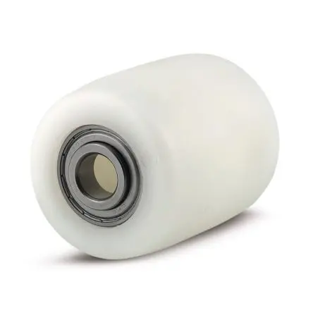 Produktfoto 1 von Tente Rollwagenrolle Weiß, Mat. Polyamid, 1800 kg Ø 82 mm, B. 100 mm