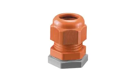 Produktfoto 1 von HENSEL AKMF Kabelverschraubung, M25 Polyamid Orange 11 mm/ 17 mm, IP66