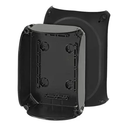 Produktfoto 1 von HENSEL KF 1000 C Polycarbonat Abzweigdose Schwarz RAL 9011 IP69, IP66, IP67 Breite 180mm Höhe 130 mm Länge 130 mm