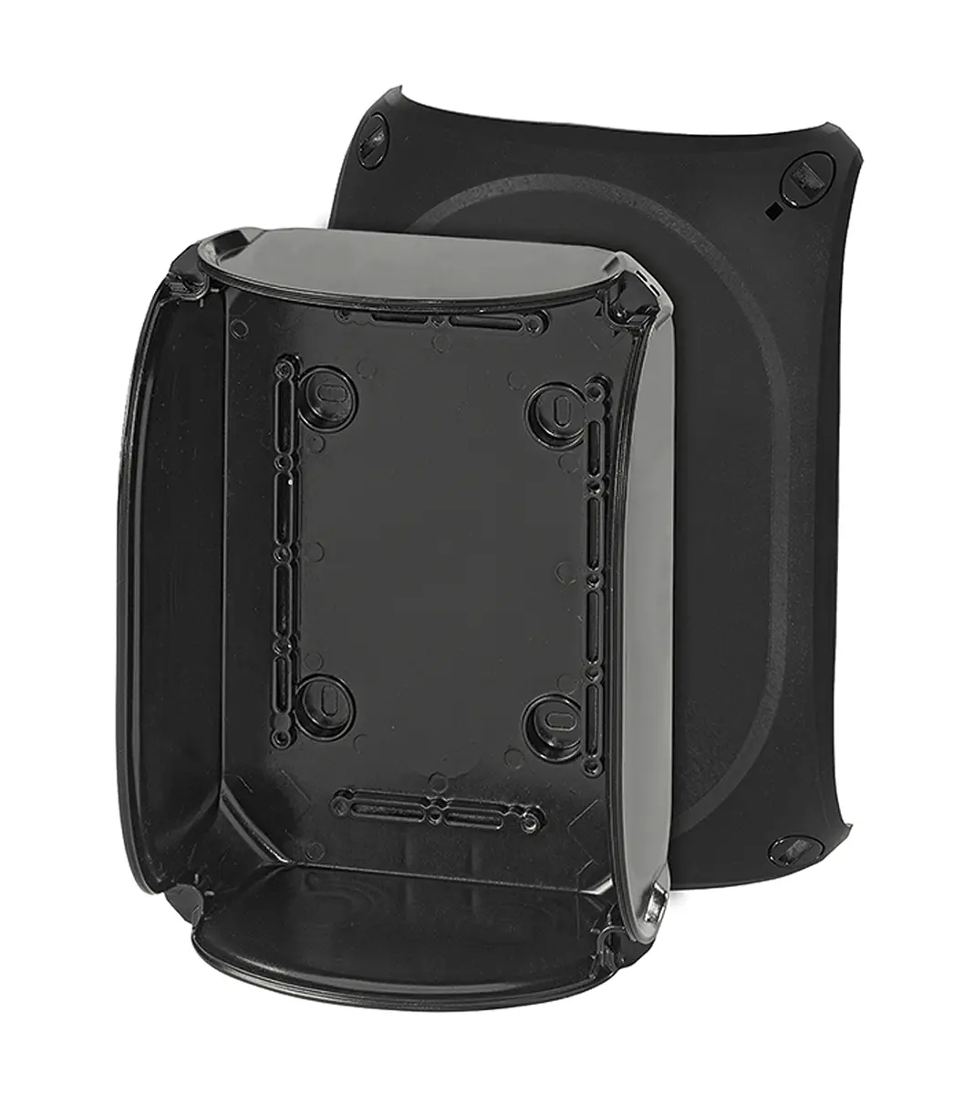 Produktfoto 1 von HENSEL KF 1600 C Polycarbonat Abzweigdose Schwarz RAL 9011 IP40, IP69, IP66 Breite 210 mm Höhe 155 mm Länge 155 mm