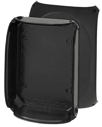 Produktfoto 1 von HENSEL KF 5000 C Polycarbonat Abzweigdose Schwarz RAL 9011 IP66, IP69, IP67 Breite 355mm Höhe 255 mm Länge 255 mm