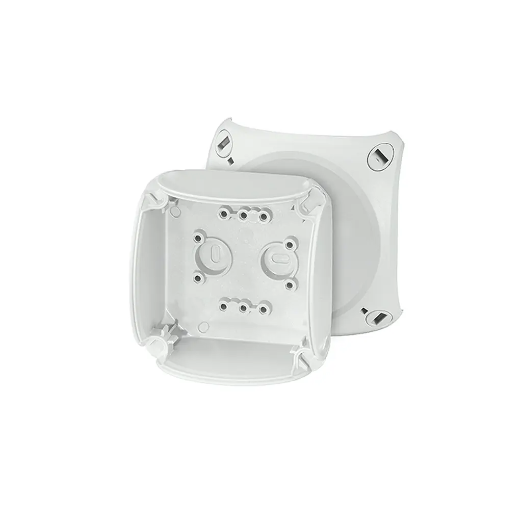 Produktfoto 1 von HENSEL KF 0200 H Polycarbonat Abzweigdose Grau RAL 7035 IP66, IP40, IP69 Breite 93 mm Höhe 93 mm Länge 93 mm