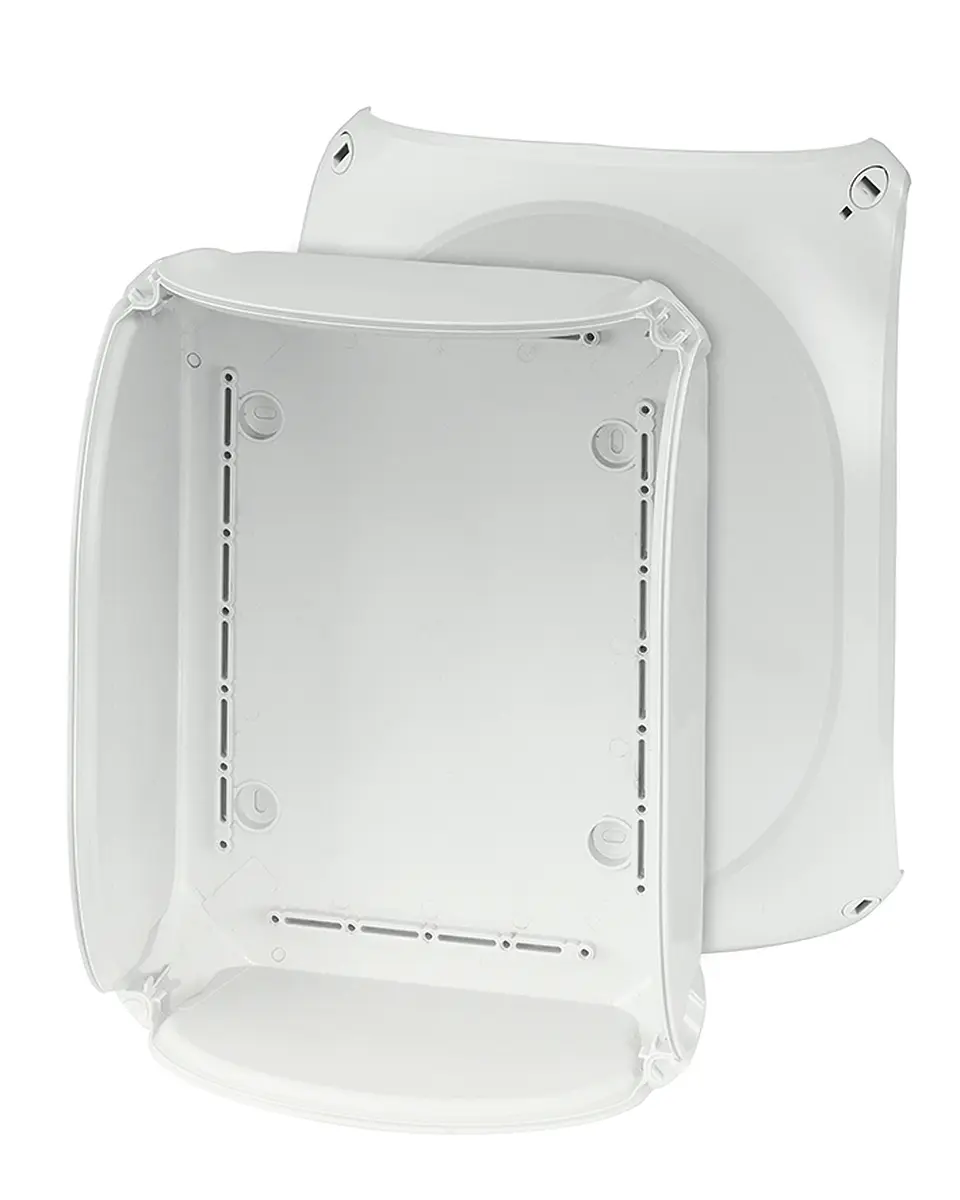 Produktfoto 1 von HENSEL KF 3500 H Polycarbonat Abzweigdose Hellgrau, Grau IP40, IP69, IP66 Breite 295 mm Höhe 225 mm Länge 225 mm