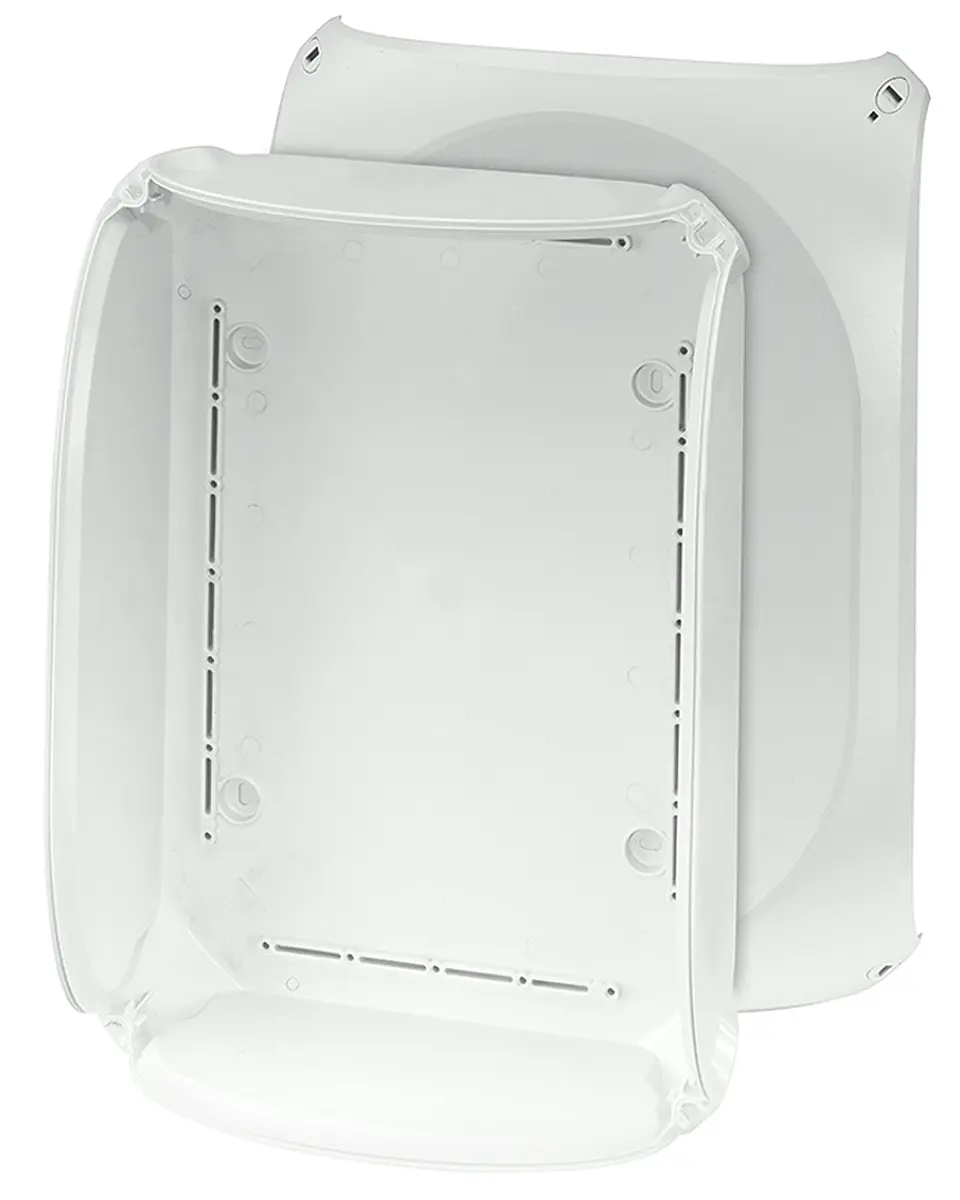 Produktfoto 1 von HENSEL KF 5000 H Polycarbonat Abzweigdose Grau RAL 7035 IP40, IP66, IP69 Breite 355 mm Höhe 255 mm Länge 255 mm