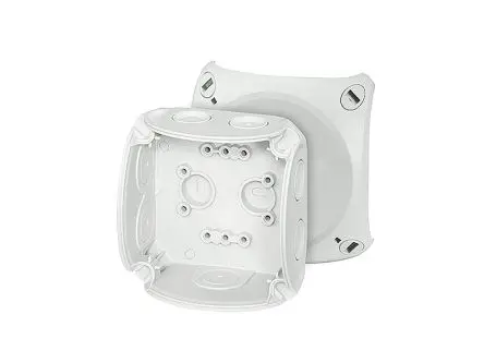 Produktfoto 1 von HENSEL Polypropylen Abzweigdose Grau IP66 Breite 93mm Höhe 62 mm Länge 93 mm