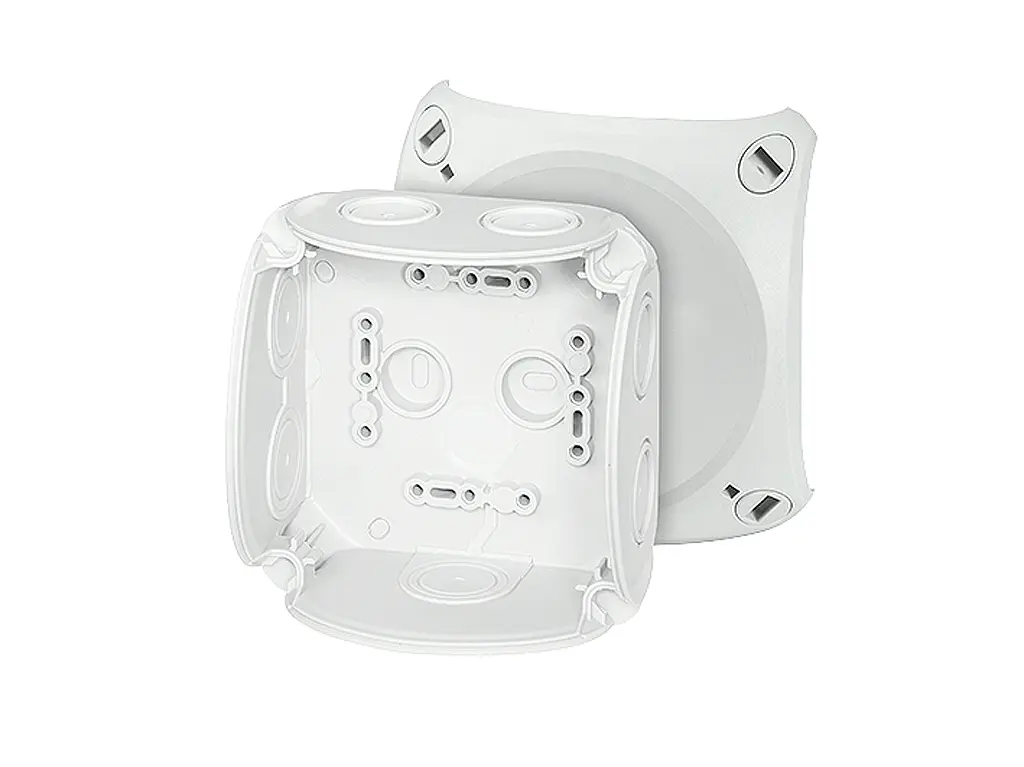 Produktfoto 1 von HENSEL DK 0400 G Polypropylen Abzweigdose Grau IP66, Ø 17 mm Breite 70 mm Höhe 104 mm Länge 104 mm