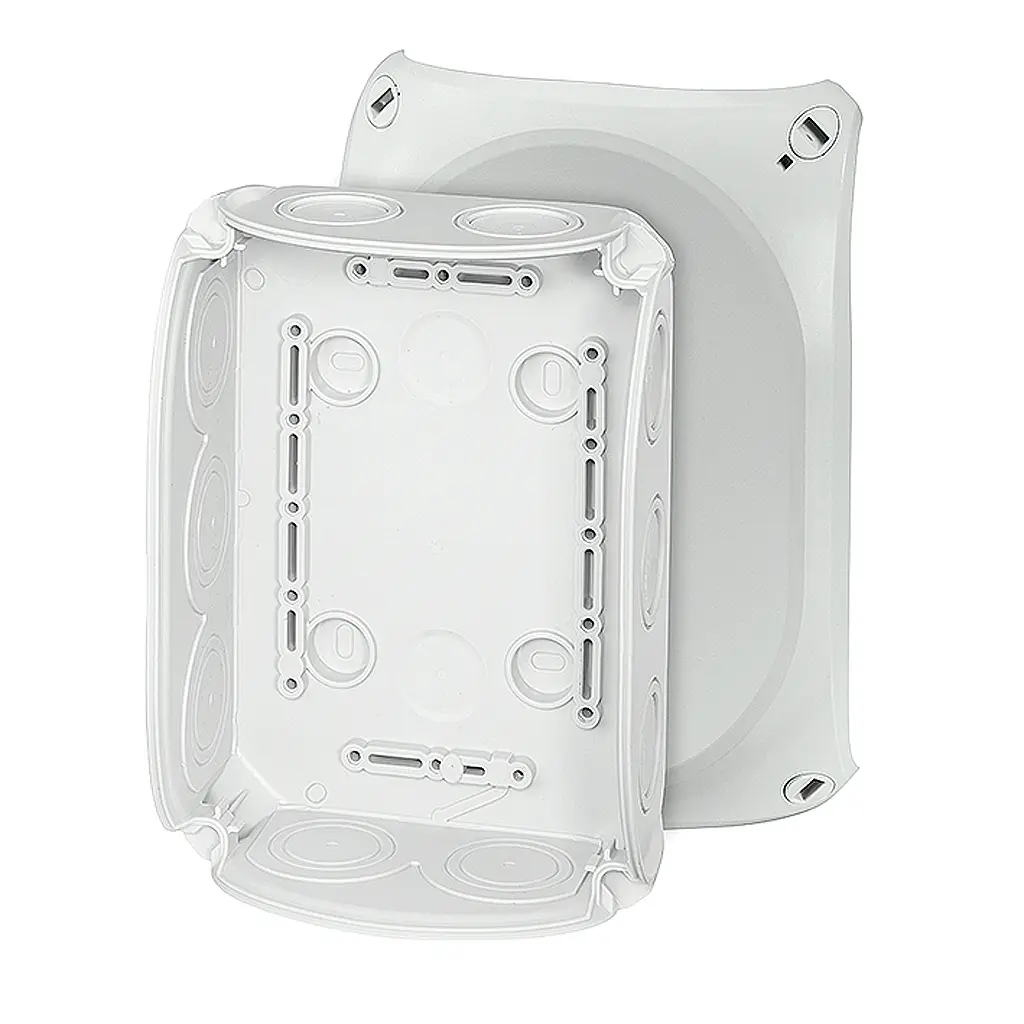 Produktfoto 1 von HENSEL DK 1000 G PP (Polypropylen) Abzweigdose Grau RAL 7035 IP66 Breite 180 mm Höhe 130 mm Länge 130 mm