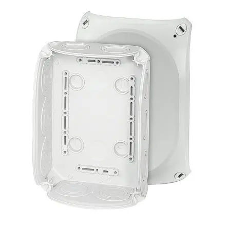 Produktfoto 1 von HENSEL DK 1000 G Polypropylen Abzweigdose Grau RAL 7035 IP66 Breite 180mm Höhe 180 mm Länge 130 mm