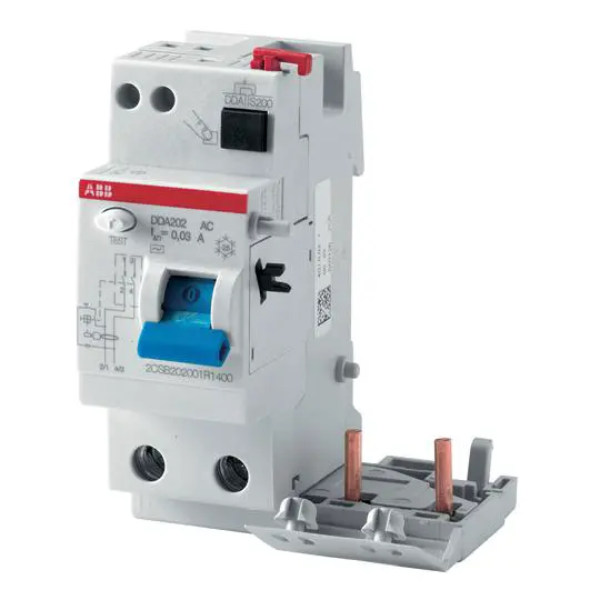 Produktfoto 1 von ABB DDA200 RCD/FI, 2-polig, 25A, 30mA Typ AC